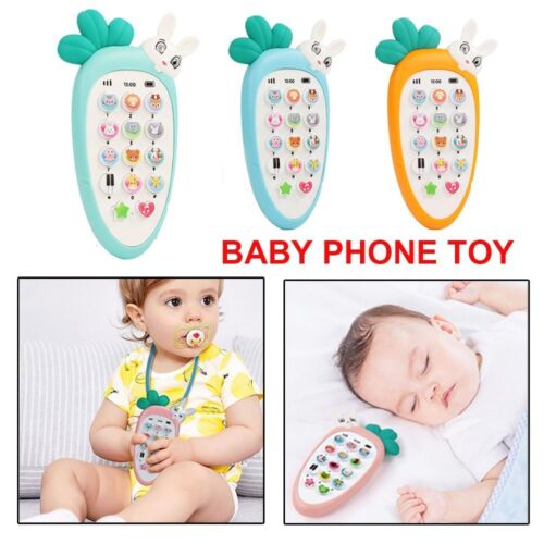 Zweisprachig Telefon Musik mobil Musik Stimme Spielzeug Baby-Handy-Spielzeug - Bild 1 von 16