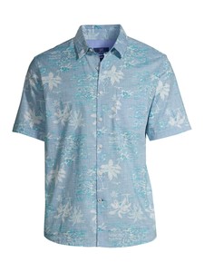 George Men Premium Short Sleeve Textured Woven Shirt Size S Ch 34 36 Loc Tub 97 Ebay