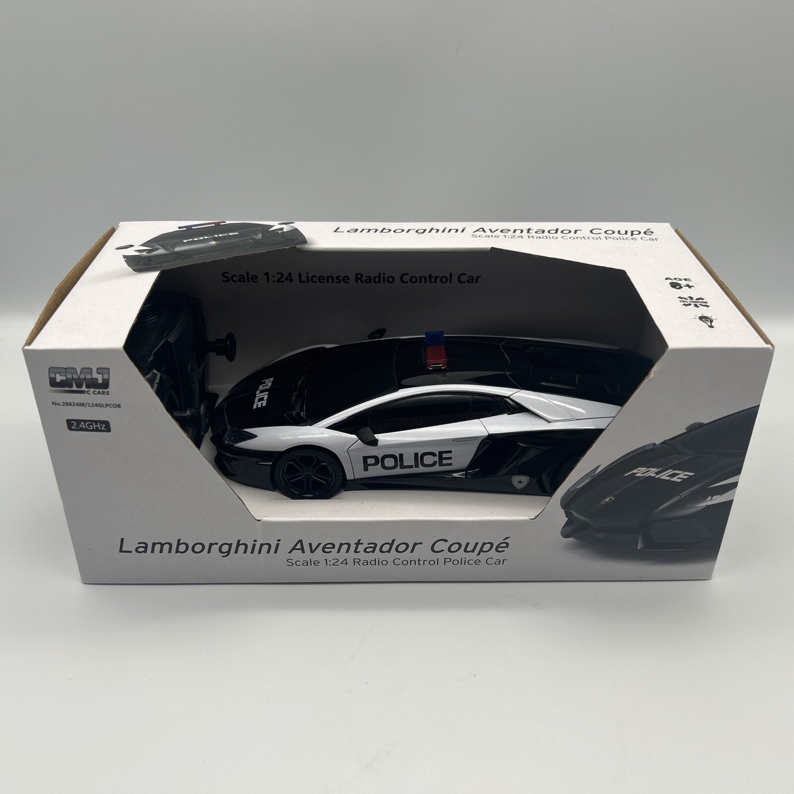 Lamborghini Aventador Coupe 1:24 Radio Control Police Car