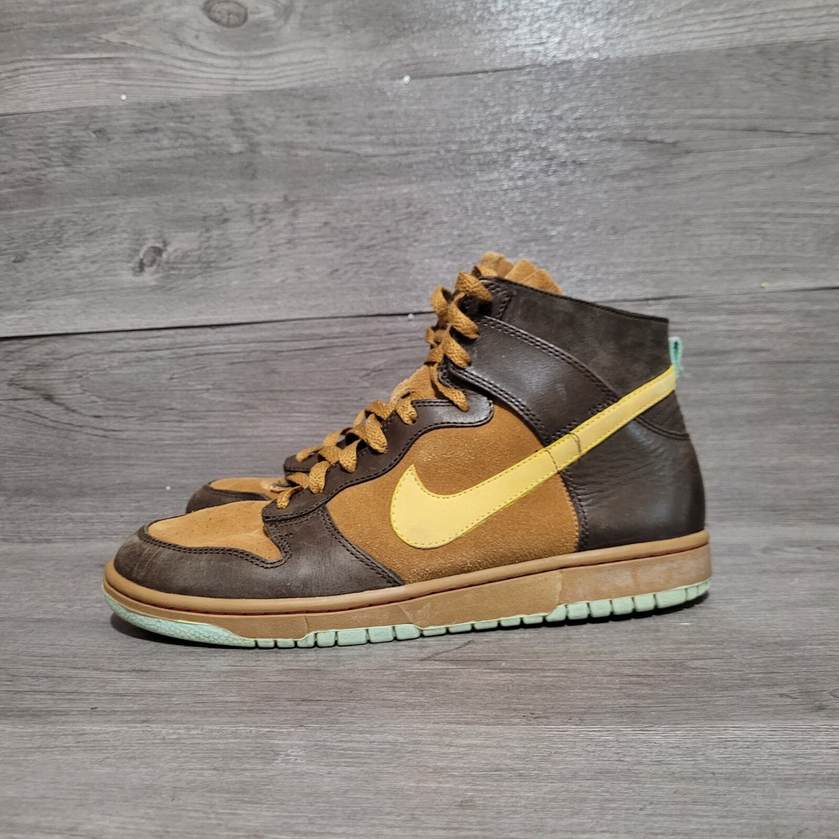 2005 Nike dunk high NL Golden hops Mens Size 10 topaz sable wheat