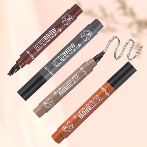 ✹Natural Waterproof Four Pronged Eyebrow Pencil Brush Eyebrow Pencil Makeup UK - Picture 7 of 24