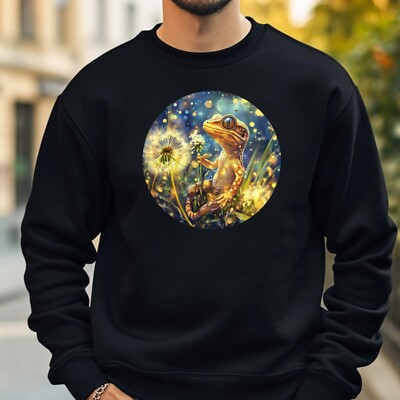 Gecko mit Löwenzahn Sweatshirt Kuschelig und Perfekt für jeden Anlass S bis 4XL