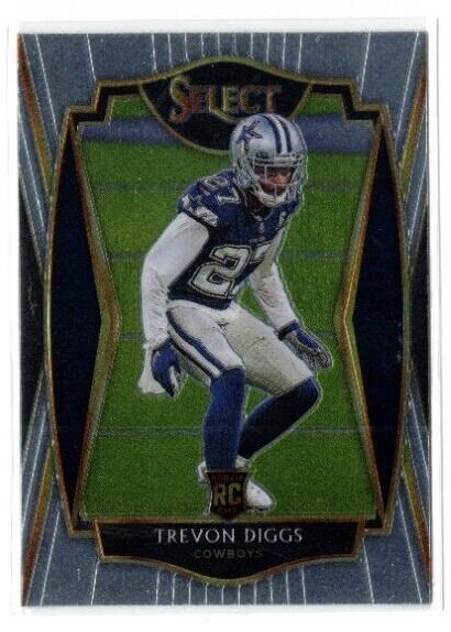 2020 Panini Select TREVON DIGGS RC ROOKIE PREMIER LEVEL #196 COWBOYS