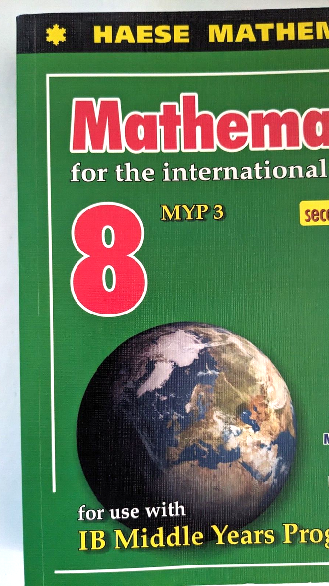 【美品】Haese Mathematics 8 MYP3 数学教科書（第2版） Haese Mathematics 8 International Students MYP3 Second Edition