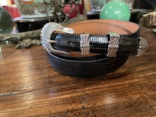 Alexander James Reid Style Sterling Silver Belt Buckle Nu belt 1.25-1  54-55    