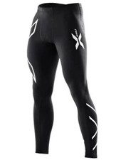 2XU Compression Mens Long Tights ( Black/Silv...