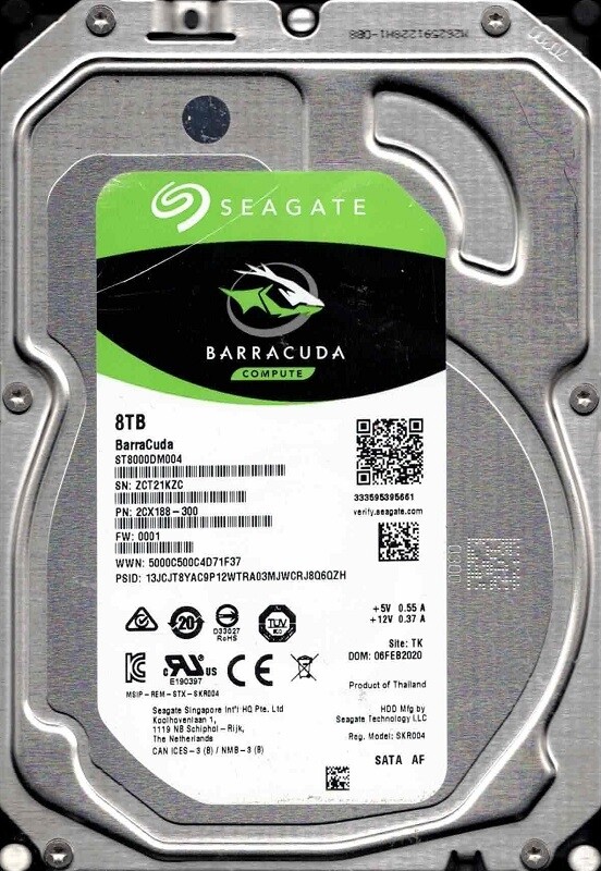 PCパーツ HDD8TB seagate ST8000DM004 Amazon.com: Seagate BarraCuda Internal Hard Drive 8TB SATA
