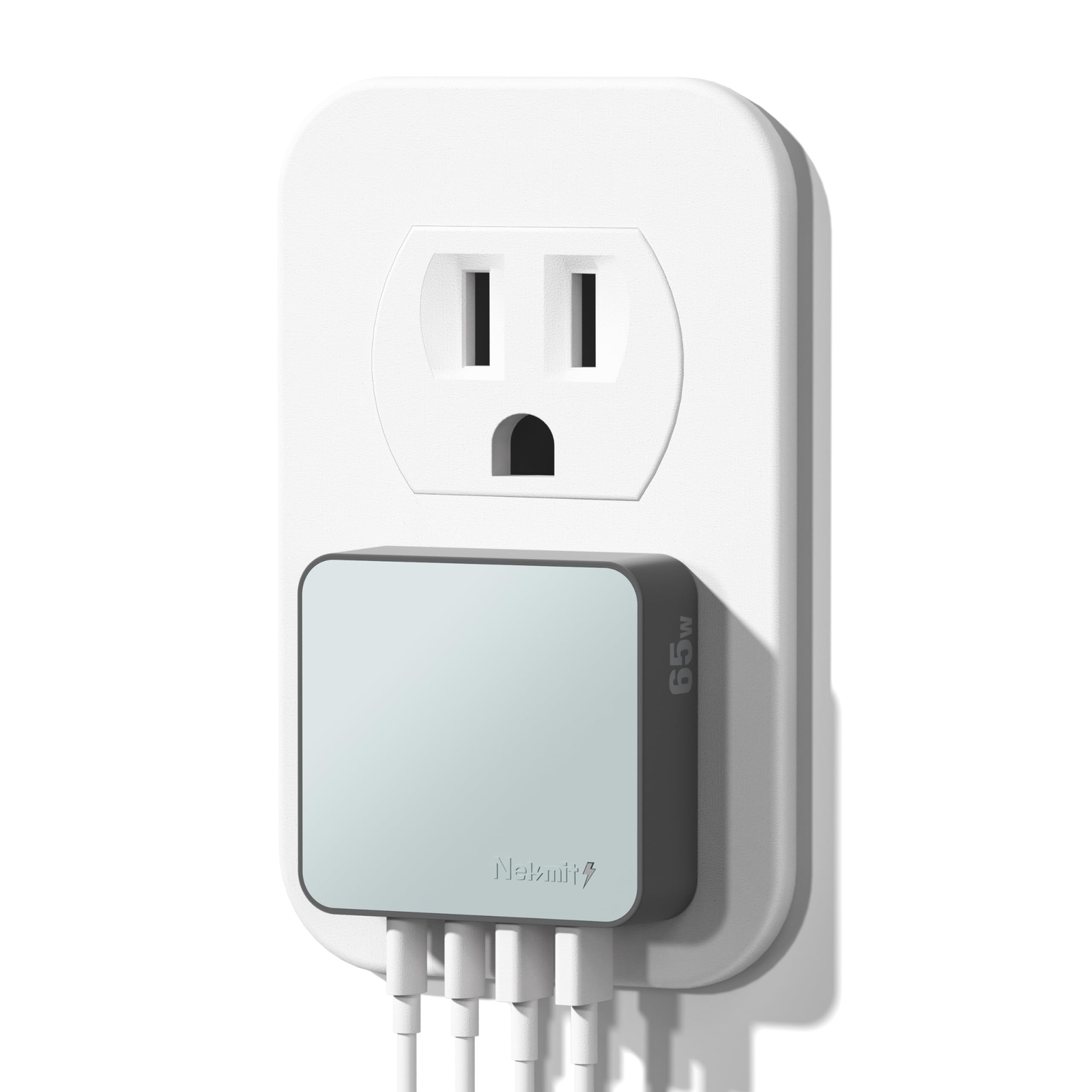 Nekmit 65W USB C Charger Block, 4 Port Flat Wall Charger with USB C... Fast Ship