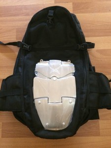 Alum Armor Motorcycle Backpack Bag Back Spine Protector M Back02 Ebay