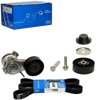 SKF Vkma 38214 Keilrippenriemen+Satz Rollen Spanner BMW 1 3 5 X1 X3 X5 Z4 Klima