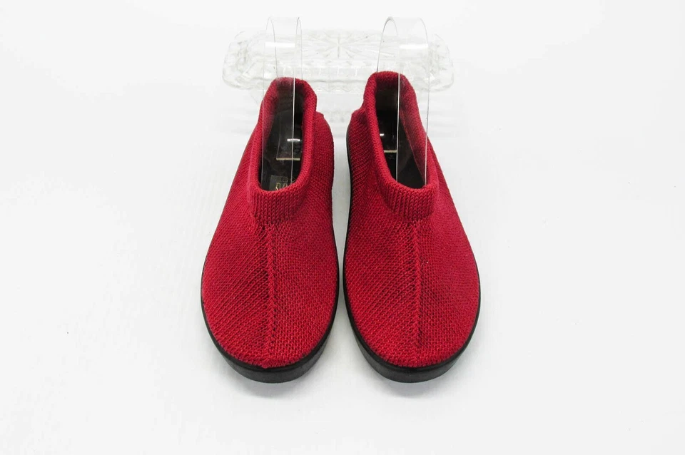 Spring Step Women Shoe Tender Size 7.5M Red Stretch Knit Flat Pre Owned xq - Image 4 of 4