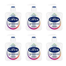 Carex Antibacterial Moisture Hand Wash Pack of 6 x 250ml with Vitamin E 4.53 per litre
