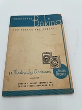 1937 Arm & Hammer Successful Baking for Flavor and Texture by Martha L. Anderson