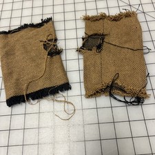 18th Century era Rough Fingerless Mitts out of Scraps, "Turn" TV Costume 131