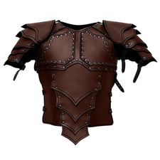 Medieval Knight Leather Body Chest Armor Viking Pirate Warrior Cosplay Costume L
