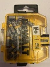 DeWALT MAXFIT Ultra 1-in. PH2 Steel Screwdriving Bit Set, DWA1PH2UMF15 15-Pc 