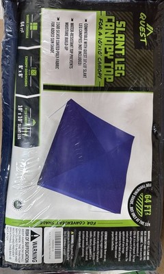 Canopy Top for Quest Q64 10'X10' Slant Leg Instant Up Canopy Gazebo Replacement