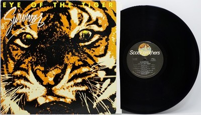 Survivor    Eye of the Tiger   Rare 1982 Scotti Bros. Orig. Vinyl LP w/Insert NM