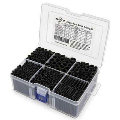 ALEKOR 3:1 Heat Shrink Tubing Kit Dual-Wall Adhesive Lined, Waterproof...