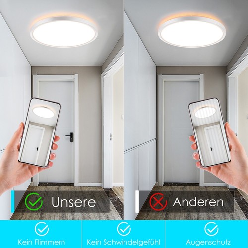 30W LED Deckenleuchte Deckenlampe Badezimmer-Lampe Küche Flur lampe IP44 - Bild 16 von 16