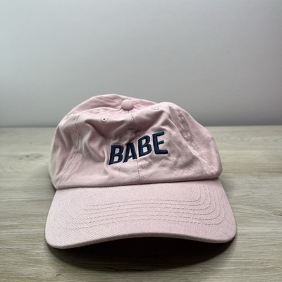 Babe Hat Babe Baby Pink Hat Adjustable Pink Adult Size Hat Cap