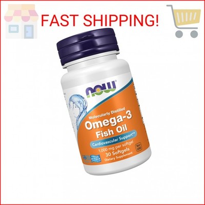 NOW Foods Supplements, Omega-3 180 EPA / 120 DHA, Molecularly Distilled, Cardiov