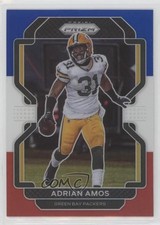 2021 Panini Prizm Red White & Blue Prizm Adrian Amos #143 0r5l