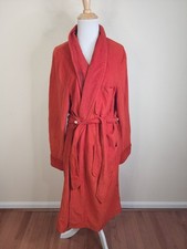 Vintage JC Penney Robe Mens Medium 38-40 Rust Brown Belted 1980's