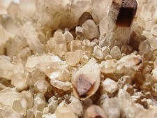 💥💎 Echte Quarzkristalle mit Paradoxit Euba Niederwiesa Hasenmühle 1975 💥💎