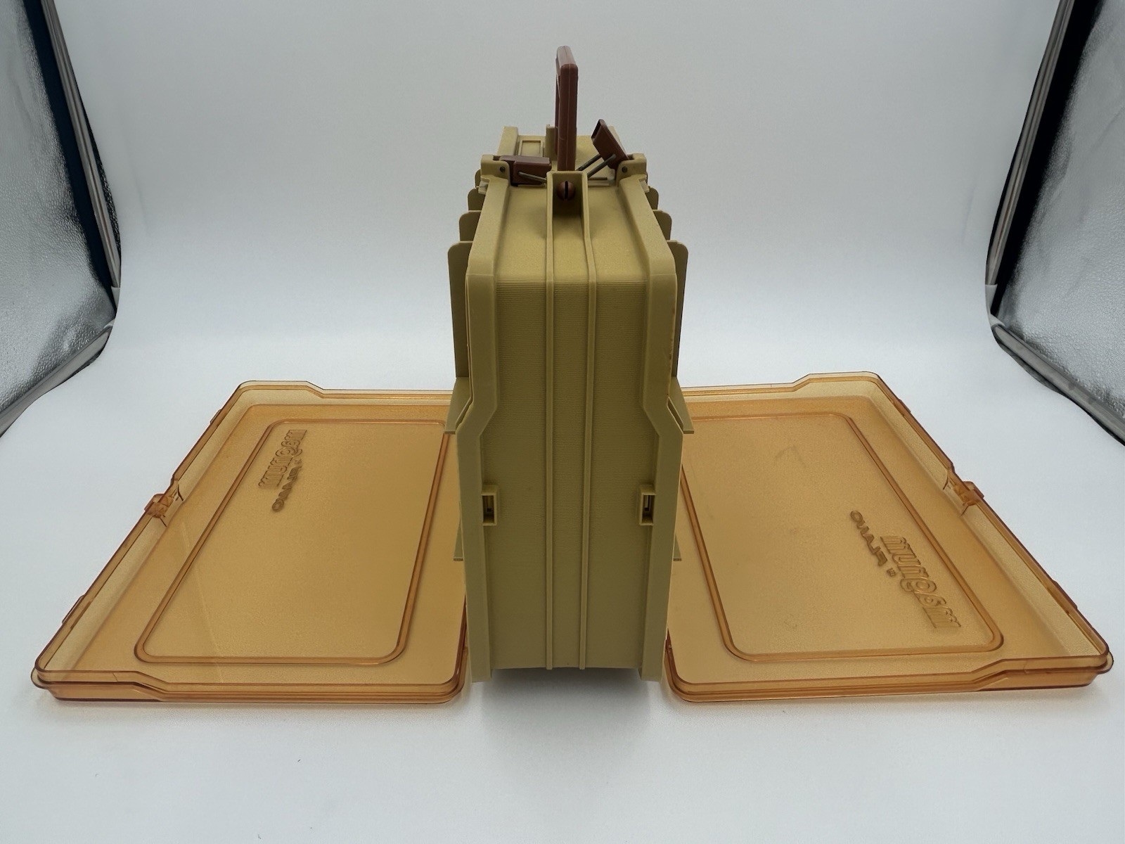 Vintage PLANO Magnum Portable Double Sided Tackle Box #1126, Made In USA!