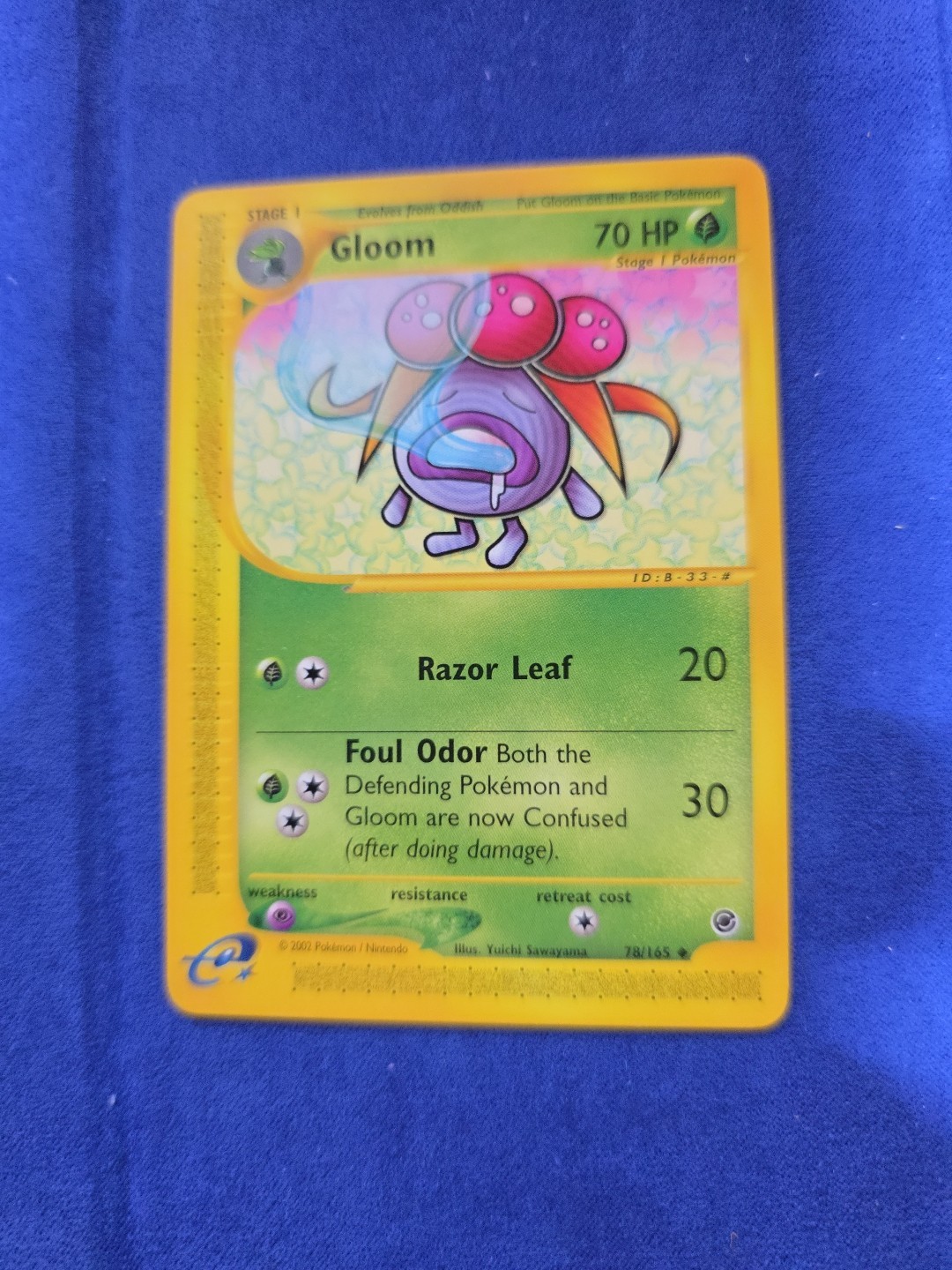 Gloom 78/165 Expedition  Uncommon Pokemon Card TCG  NM Near Mint