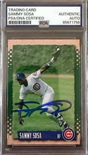 Sammy Sosa Cards, Rookie Cards and Autographed Memorabilia Guide 24