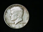 1964-P Kennedy Half Dollar (90% silver), Circulated. (1).