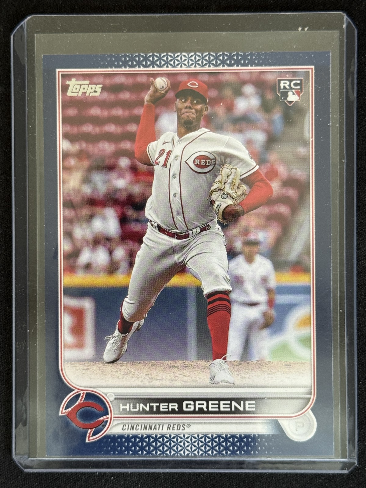 2022 Topps Update #US160 Hunter Greene Royal Blue