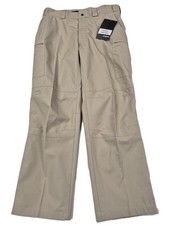 NWT Blauer Ripstop Tactical Pants 36/30 Silver Tan Sip Pockets Polyester-Blend