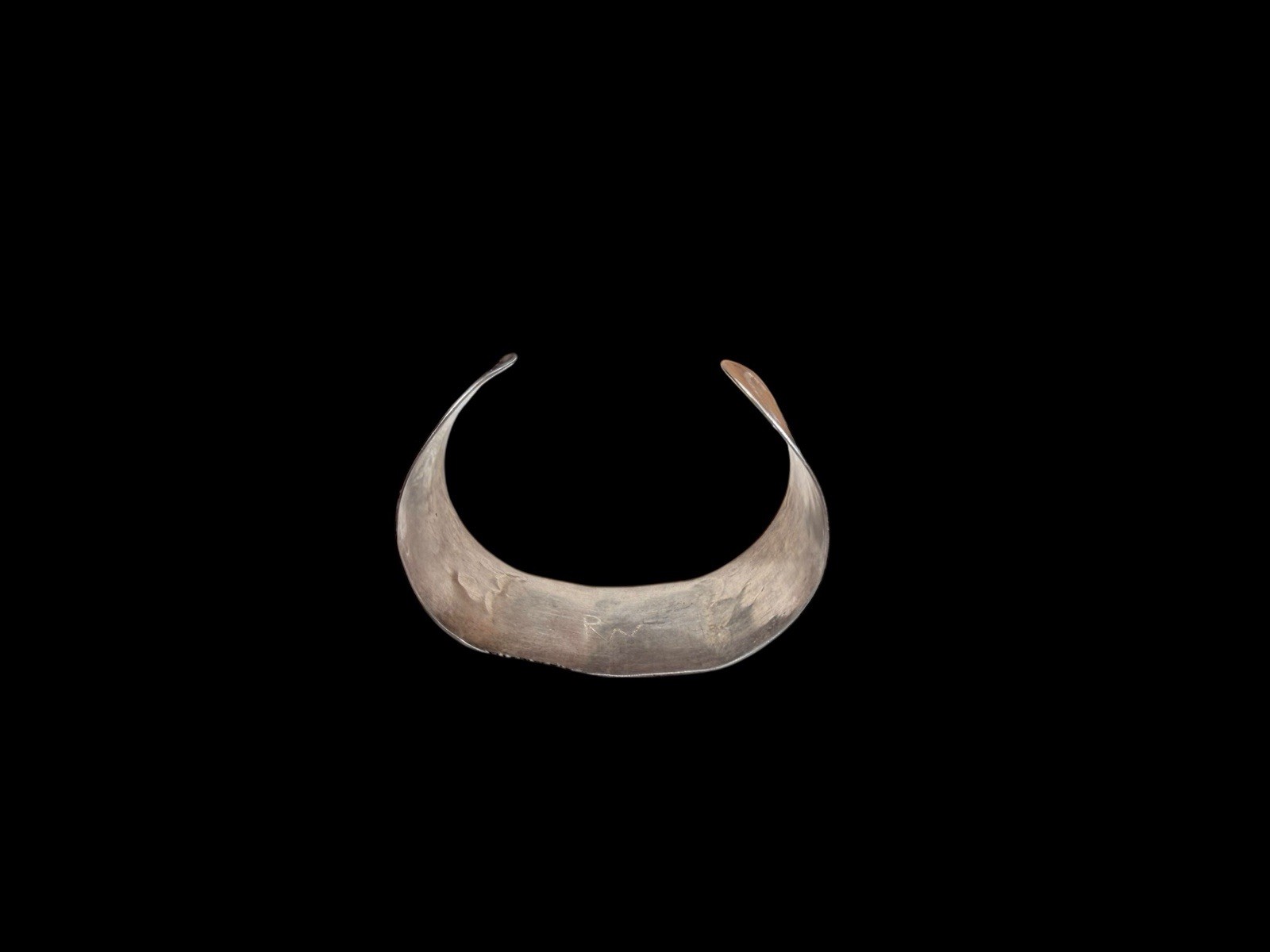 Signed Native American Double  Snowflake Obsidian… - image 13