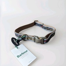 Barbour Tartan Reflective Dog Collar Large
