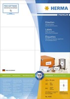 Herma 4426 4426 Etiketten Premium A4, Weiß 105X70 Mm Papier Matt 800 St.