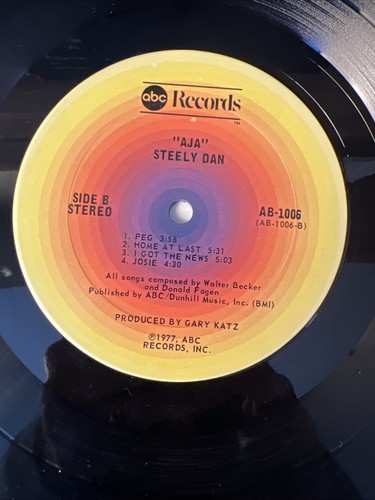 Lot Of 2 STEELY DAN LPS - AJA ~ 1977 ~ AB-1006 Gatefold - Countdown To Ecstasy - Picture 9 of 12