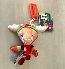FIFA World Cup 2026 Canada Mascot Maple the Moose 4 Plush Keychain Bag Clip