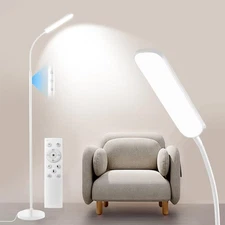 Dimmable LED Floor Lamp, Super Bright Reading Lamps Floor Standing Lamp with ...