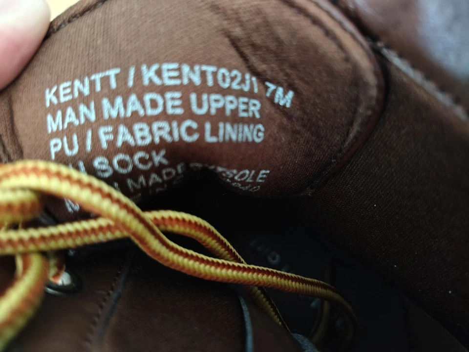 Madden Girl work style boots combat brown size 7 M lace up with side zipper cute - Image 3 of 4