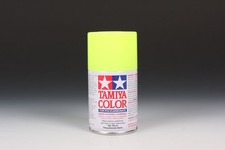 Tamiya TAM86027 PS-27 Fluorescent Yellow Spray Paint 100ml for Models