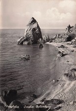 25-30B) CARTOLINA PARGHELIA SCOGLIO PALOMBARO ANIMATA BARCHE REMI CATANIA