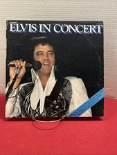 Elvis Presley 33 Rpm Lp (Elvis In Concert) 1977 RCA APL2-2587 2-Record Gatefold