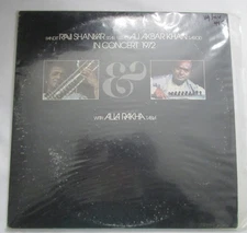 RAVI SHANKAR ALLAKBAR KNAN IN CONCERT 1972 VG/EX VINYL LP L41