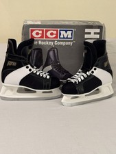 New w/Box Vintage CCM Pro 110 Senior Men's Ice Hockey Skates 8D w/Blade Guards