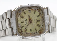 POLJOT 23j USSR, CCCP WRIST WATCH 37.4x44.6mm CASE FOR REPAIR (BG)