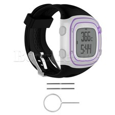 Silicone Replacement Wrist Band Strap for Garmin Forerunner 10/15 GPS Watch Pin