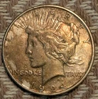 1924 P Peace Dollar VF  .900 Silver